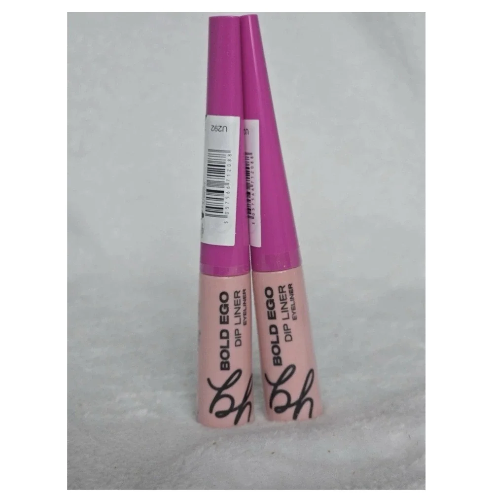 2x Bh Los Angeles Bold Ego Dip Liner Bright Pink Matte Liquid Eyeliner 0.16oz